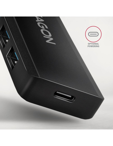 I/O HUB USB TRAVEL/0.19M HUE-C1A AXAGON