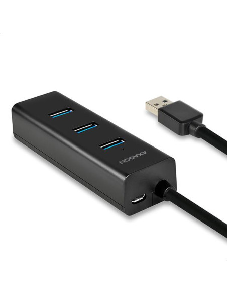 I/O HUB USB3.0 4PORT CHARGING/W/AC 1.2M HUE-S2BP AXAGON