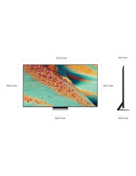 TV Set, SAMSUNG, 55 ", 4K Ultra HD, 3840 x 2160 pixels, Flat, 16:9, Neo QLED, QE55QN85FAUXXH