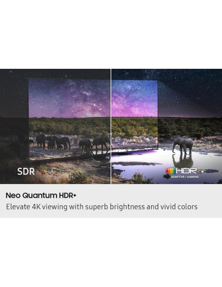 TV Set, SAMSUNG, 55 ", 4K Ultra HD, 3840 x 2160 pixels, Flat, 16:9, Neo QLED, QE55QN85FAUXXH