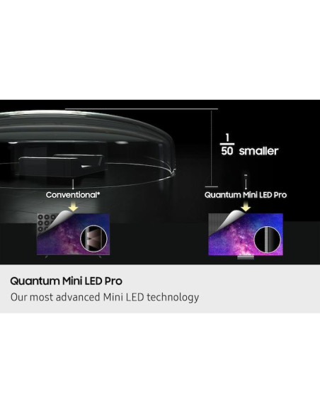 TV Set, SAMSUNG, 55 ", 4K Ultra HD, 3840 x 2160 pixels, Flat, 16:9, Neo QLED, QE55QN85FAUXXH