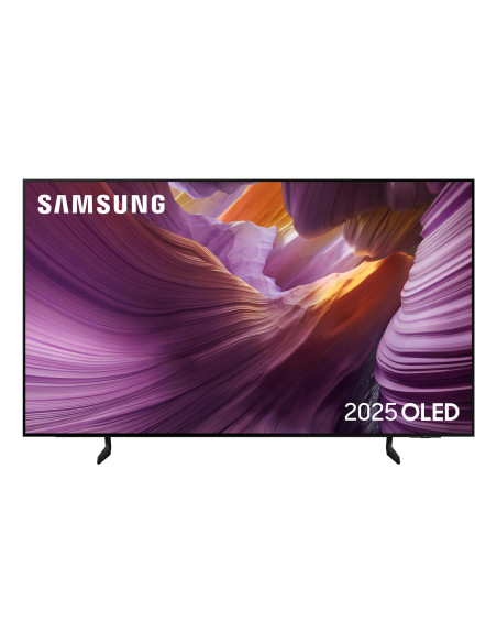 TV Set, SAMSUNG, 55", OLED/4K/Smart, 3840x2160, Wireless LAN, Bluetooth, Tizen, Black, QE55S85FAUXXH