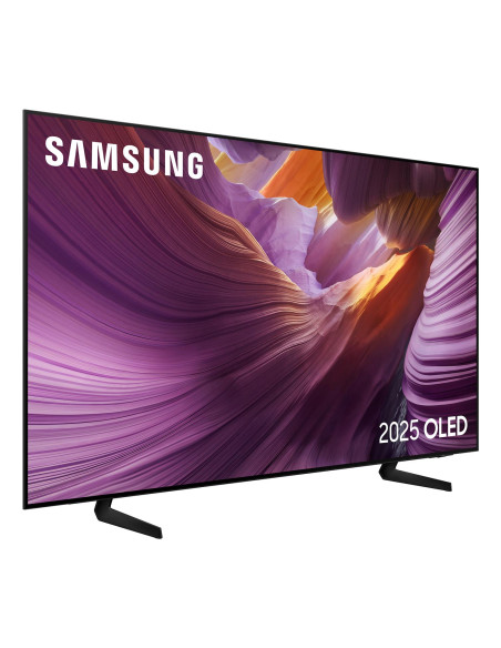 TV Set, SAMSUNG, 55", OLED/4K/Smart, 3840x2160, Wireless LAN, Bluetooth, Tizen, Black, QE55S85FAUXXH