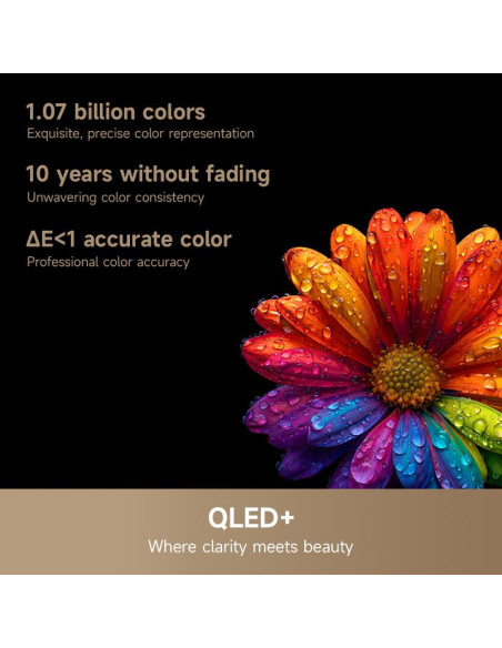 TV Set, DREAME, 55 ", 4K Ultra HD, 3840 x 2160 pixels, Flat, 16:9, QLED, 55S100
