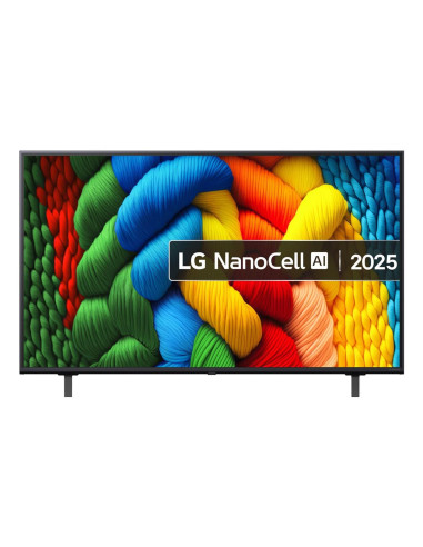 TV Set, LG, 50 ", 4K Ultra HD, 3840 x 2160 pixels, Flat, 16:9, NanoCell, 50NANO80A6B