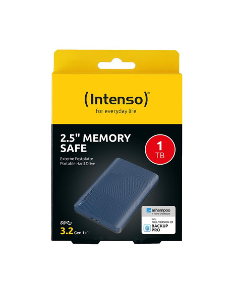 External HDD, INTENSO, 1000 GB, Colour Blue, 6029565