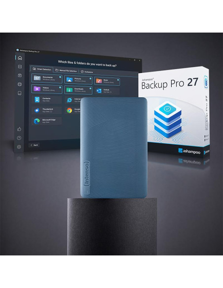 External HDD, INTENSO, 1000 GB, Colour Blue, 6029565