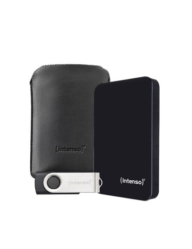 External HDD, INTENSO, 1TB, USB 3.2, Colour Black, 6023690