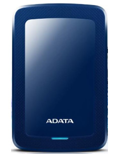 External HDD, ADATA, HV300, 1TB, USB 3.1, Colour Blue, AHV300-1TU31-CBL