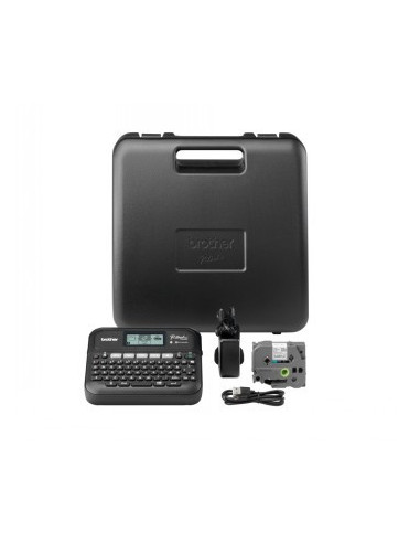 BROTHER PT-D460BTVP DESKTOP LABEL THERMO PRINTER, BT, 30MMSEC + CASE + SAMPLE TAPE, MONO DISPLAY