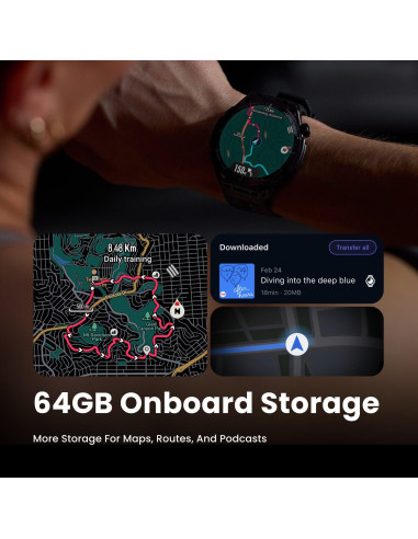 SMARTWATCH BALANCE 3/STEEL W2677GL3N AMAZFIT