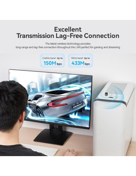 WRL ADAPTER USB 2.4G/5G WI-FI/KDSB0 VENTION