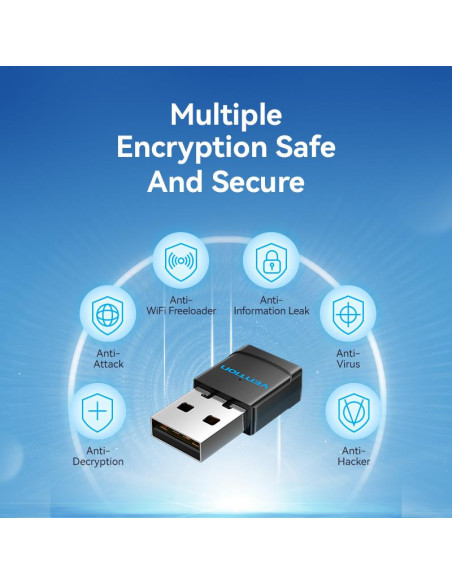 WRL ADAPTER USB 2.4G/5G WI-FI/KDSB0 VENTION