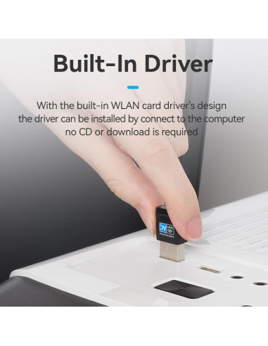 WRL ADAPTER USB 2.4G/5G WI-FI/KDSB0 VENTION