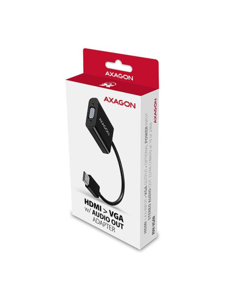 I/O ADAPTER HDMI TO VGA/0.15M RVH-VGAN AXAGON