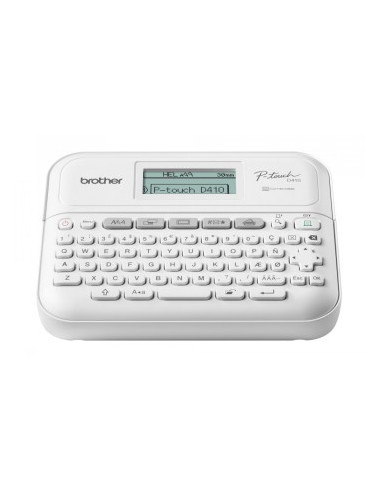 BROTHER PT-D410 DESKTOP LABEL THERMO PRINTER PORTABLE, USB, 20MMSEC