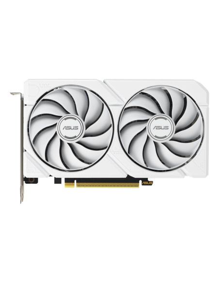 Graphics Card, ASUS, AMD, Radeon RX 9060 XT, 16 GB, GDDR6, PCI Express 5.0, Active, DUAL-RX9060XT-16G-WH