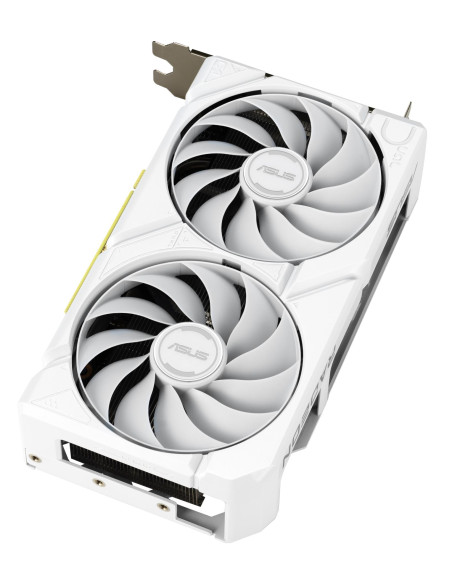 Graphics Card, ASUS, AMD, Radeon RX 9060 XT, 16 GB, GDDR6, PCI Express 5.0, Active, DUAL-RX9060XT-16G-WH