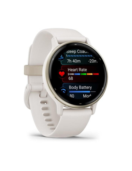 SMARTWATCH VIVOACTIVE 5/IVORY/GOLD 010-02862-11 GARMIN