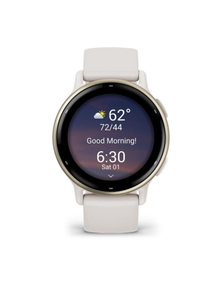SMARTWATCH VIVOACTIVE 5/IVORY/GOLD 010-02862-11 GARMIN