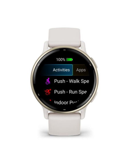 SMARTWATCH VIVOACTIVE 5/IVORY/GOLD 010-02862-11 GARMIN