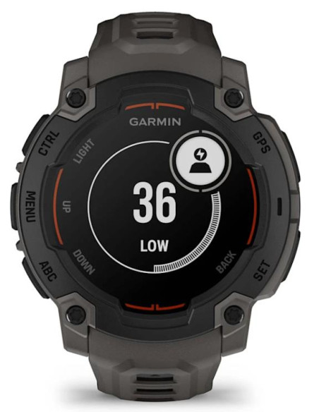SMARTWATCH INSTINCT E/BLK/CHARC 010-02933-00 GARMIN