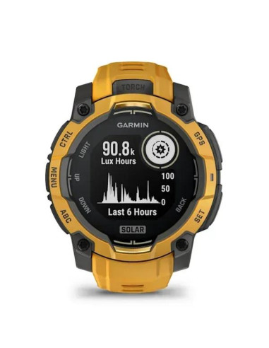 SMARTWATCH INSTINCT 3 SOLAR/SUNBURST 010-02934-02 GARMIN