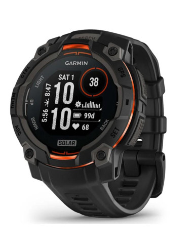 SMARTWATCH INSTINCT 3 SOLAR/BLACK/BLK 010-02934-00 GARMIN