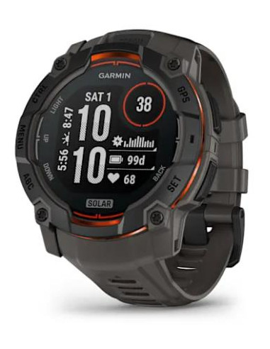 SMARTWATCH INSTINCT 3 SOLAR/BLK/CHARC 010-02935-00 GARMIN