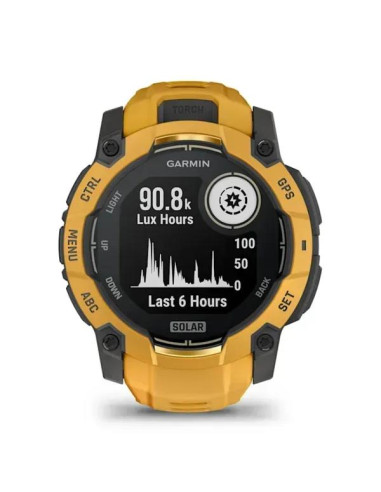 SMARTWATCH INSTINCT 3 SOLAR/SUNBURST 010-02935-02 GARMIN