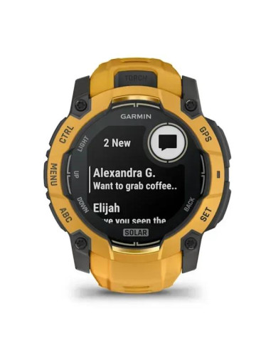 SMARTWATCH INSTINCT 3 SOLAR/SUNBURST 010-02935-02 GARMIN