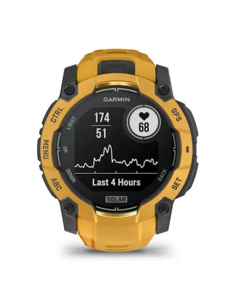 SMARTWATCH INSTINCT 3 SOLAR/SUNBURST 010-02935-02 GARMIN