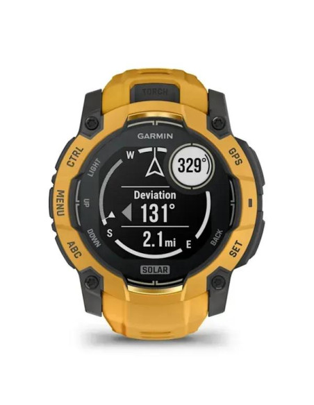 SMARTWATCH INSTINCT 3 SOLAR/SUNBURST 010-02935-02 GARMIN