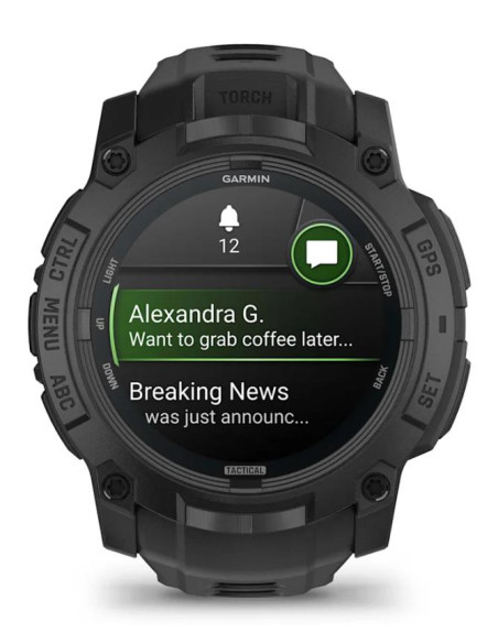 SMARTWATCH INSTINCT 3 AMOLED/BLACK 010-03020-50 GARMIN