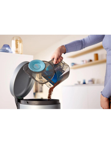 Vacuum Cleaner, PHILIPS, Bagless, 900 Watts, Capacity 1.5 l, Noise 77 dB, Dark Grey, Weight 5.3 kg, FC9556/09