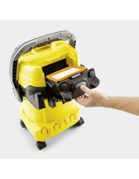 Vacuum Cleaner, KARCHER, Input power 1200 W, Dust capacity 25 L, Drum vacuum, Cleaning type Dry&wet, Dust container Dust bag, C