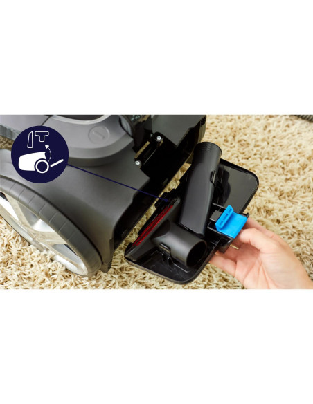 Vacuum Cleaner, PHILIPS, PowerPro Expert 7000 series, Bagless, 900 Watts, Capacity 2 l, Noise 75 dB, Black, Weight 5.5 kg, FC97