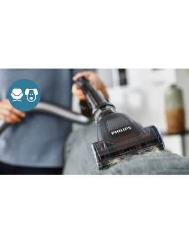 Vacuum Cleaner, PHILIPS, PowerPro Expert 7000 series, Bagless, 900 Watts, Capacity 2 l, Noise 75 dB, Black, Weight 5.5 kg, FC97
