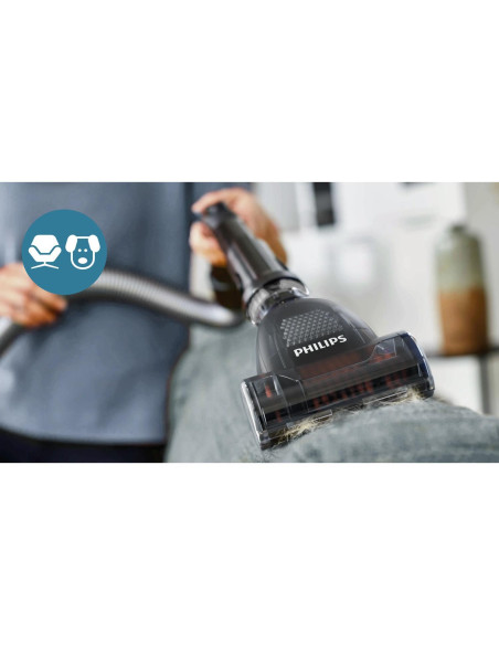 Vacuum Cleaner, PHILIPS, PowerPro Expert 7000 series, Bagless, 900 Watts, Capacity 2 l, Noise 75 dB, Black, Weight 5.5 kg, FC97