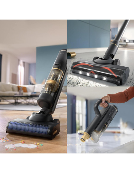 Vacuum Cleaner, PHILIPS, XW7264/11, Dry&wet, 3-in-1 stick vacuum, Black, Bagless, Battery, 4.5 kg, XW7264/11