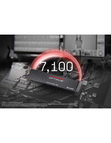 SSD, SANDISK, 600xTBW rating, MTBF 1750000 h, Read speed 7100 MB/s, Write speed 6700 MB/s, NVMe Yes, PCI Express 4.0, M.2, 1000
