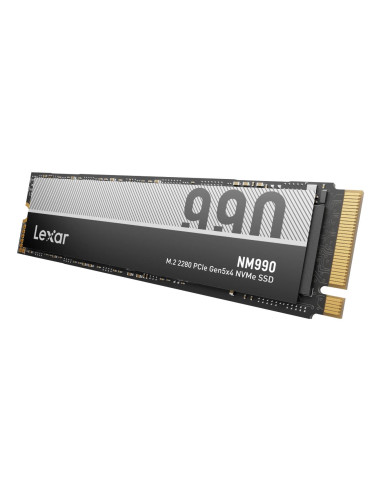 SSD, LEXAR, NM990, 1TB, M.2, NVMe, Write speed 7500 MBytes/sec, Read speed 14000 MBytes/sec, 2.45mm, TBW 750 TB, MTBF 1500000 h