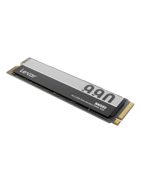 SSD, LEXAR, NM990, 1TB, M.2, NVMe, Write speed 7500 MBytes/sec, Read speed 14000 MBytes/sec, 2.45mm, TBW 750 TB, MTBF 1500000 h