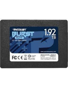 SSD, PATRIOT, Burst Elite, 1.92TB, SATA 3.0, 3D NAND, Write speed 320 MBytes/sec, Read speed 450 MBytes/sec, 2,5", TBW 800 TB, P