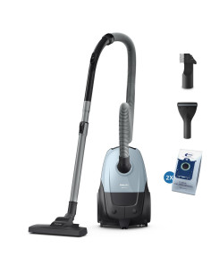 Vacuum Cleaner, PHILIPS, Input power 800 W, Dust capacity 3 L, Cylinder vacuum, Cleaning type Dry, Dust container Dust bag, Col
