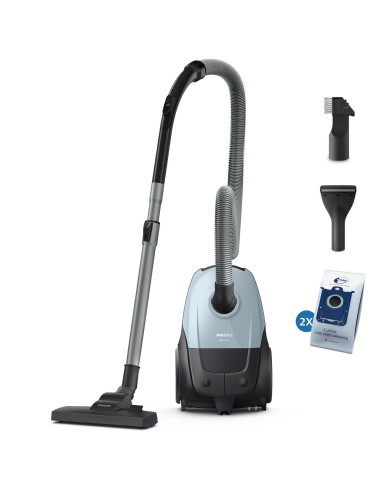Vacuum Cleaner, PHILIPS, Input power 800 W, Dust capacity 3 L, Cylinder vacuum, Cleaning type Dry, Dust container Dust bag, Col