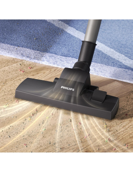 Vacuum Cleaner, PHILIPS, Input power 800 W, Dust capacity 3 L, Cylinder vacuum, Cleaning type Dry, Dust container Dust bag, Col