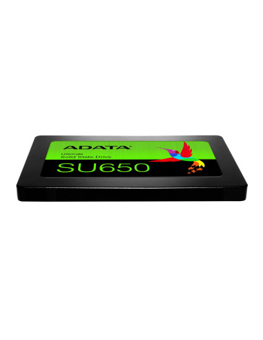 SSD, ADATA, SU650, 256GB, SATA 3.0, 3D NAND, Write speed 450 MBytes/sec, Read speed 520 MBytes/sec, 2,5", TBW 140 TB, MTBF 2000