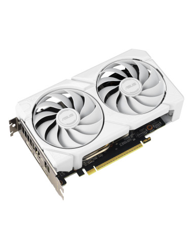 Graphics Card, ASUS, AMD, Radeon RX 9060 XT, 16 GB, GDDR6, PCI Express 5.0, Active, DUAL-RX9060XT-16G-WH