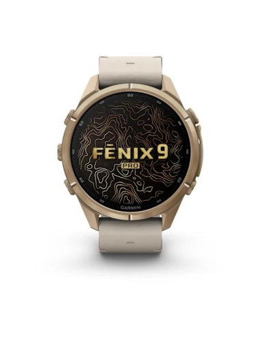 SMARTWATCH FENIX 9 PRO/AUT. GOLD 010-04335-21 GARMIN